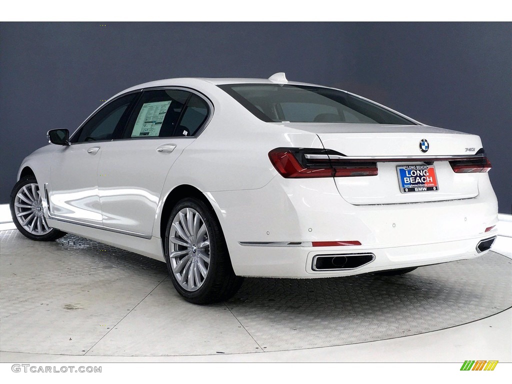 2021 7 Series 740i Sedan - Alpine White / Black photo #3