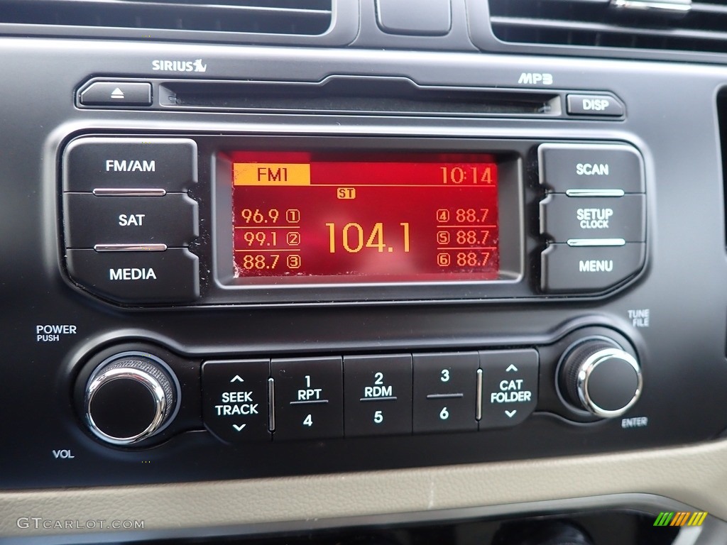 2012 Rio Rio5 LX Hatchback - Midnight Black / Beige photo #30