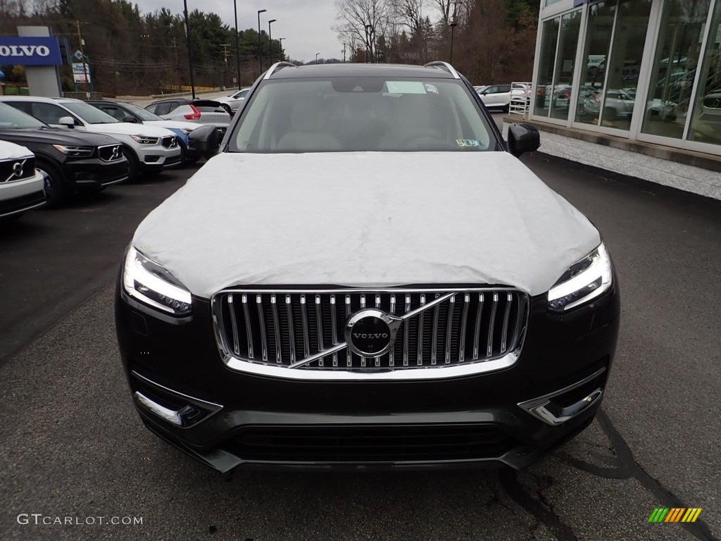 2021 XC90 T6 AWD Inscription - Pine Grey Metallic / Blonde/Charcoal photo #6