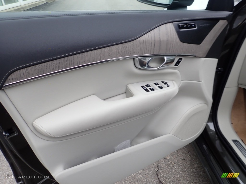 2021 XC90 T6 AWD Inscription - Pine Grey Metallic / Blonde/Charcoal photo #11