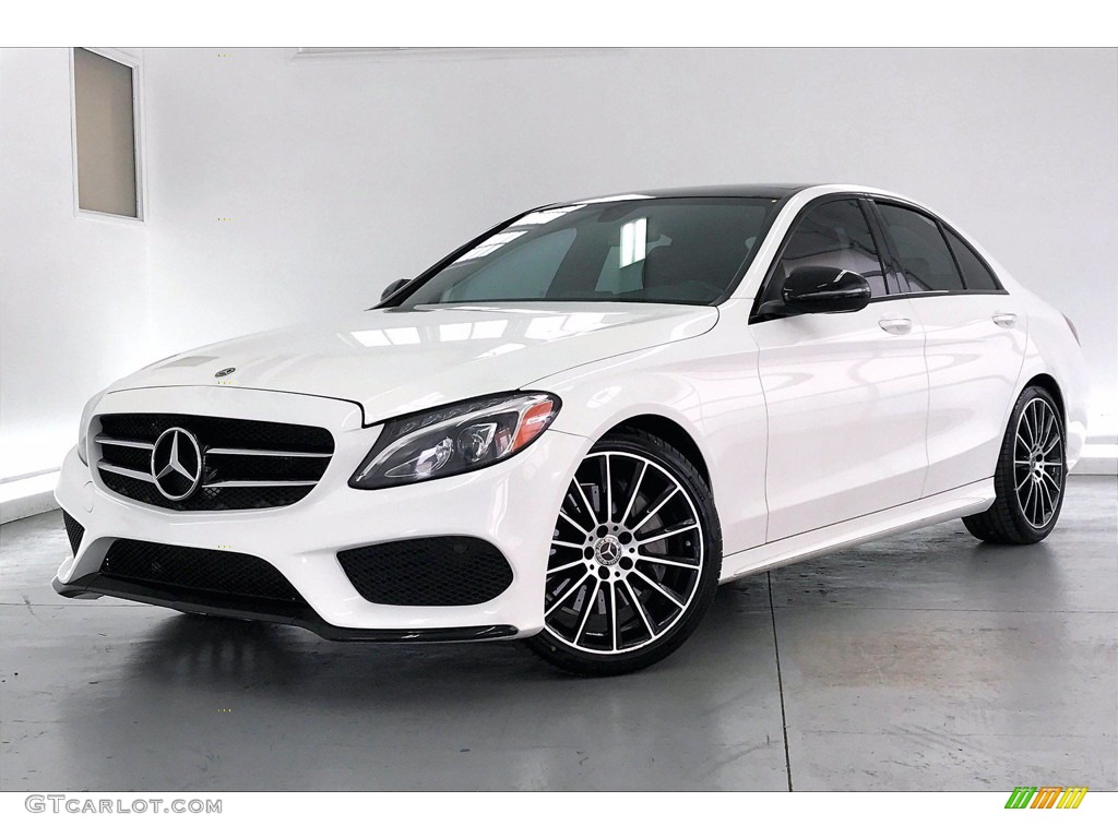Polar White 2018 Mercedes-Benz C 300 Sedan Exterior Photo #140434507