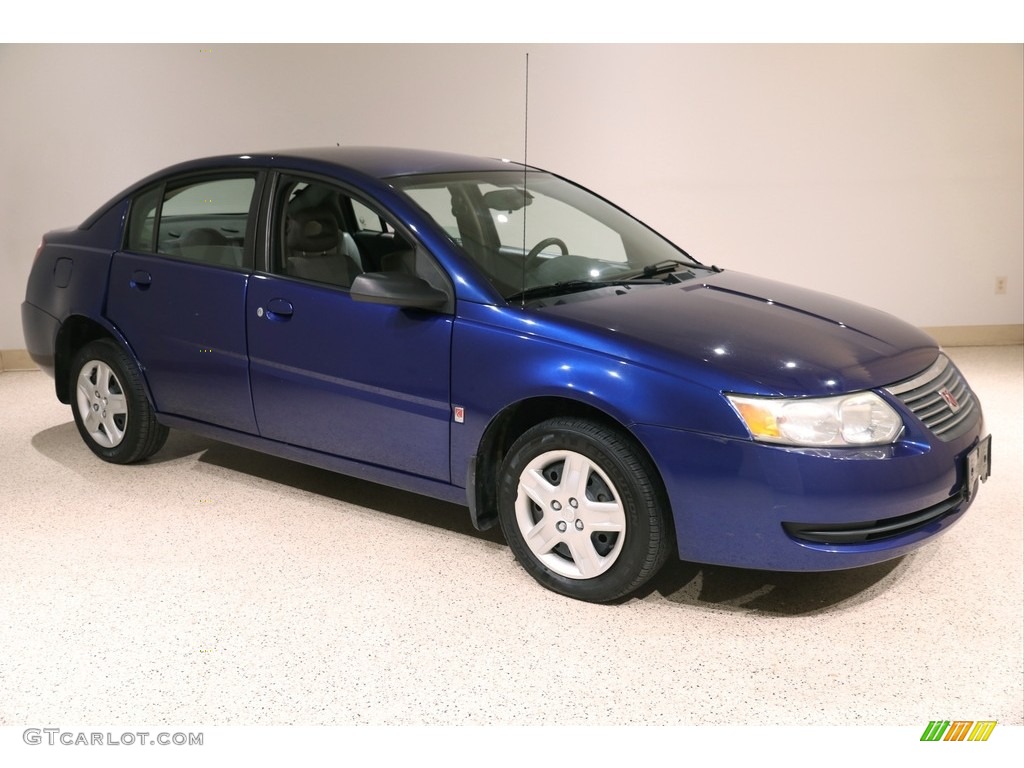 2006 ION 2 Sedan - Laser Blue / Gray photo #1