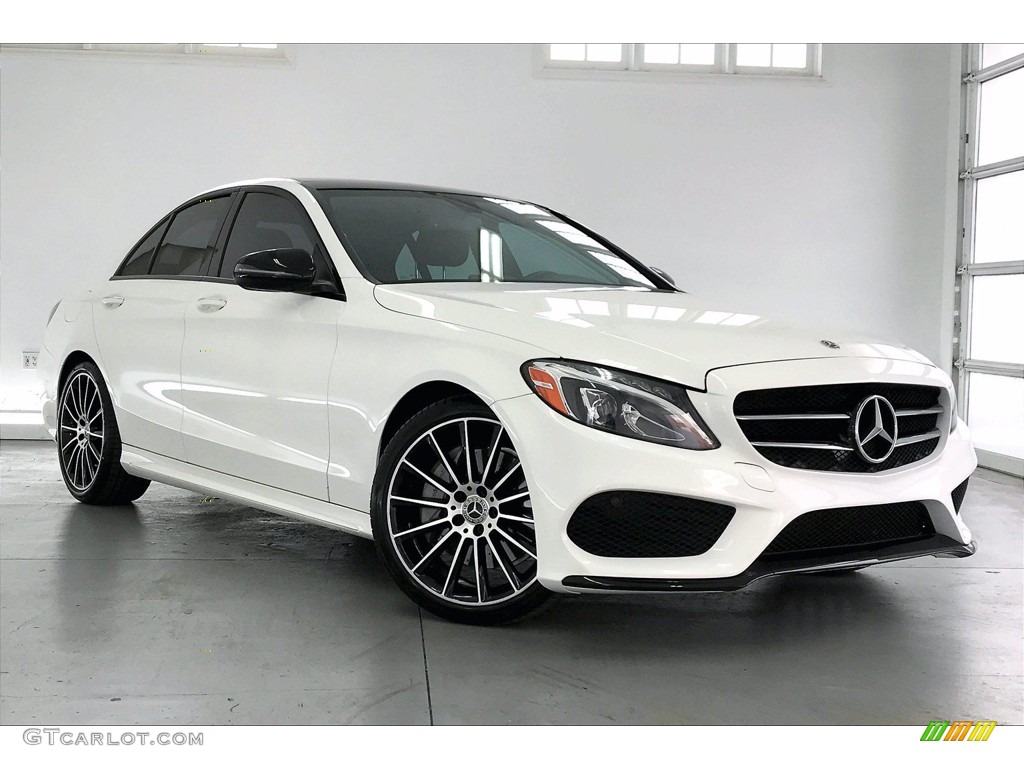 Polar White 2018 Mercedes-Benz C 300 Sedan Exterior Photo #140435023