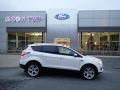 White Platinum 2018 Ford Escape Titanium 4WD