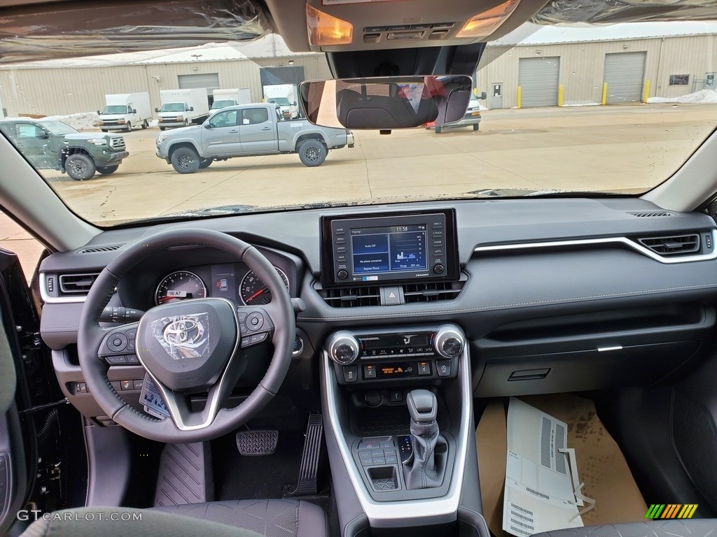 2021 RAV4 XLE AWD - Midnight Black Metallic / Black photo #4