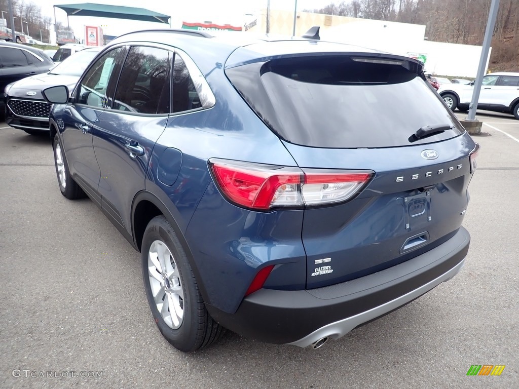 2020 Escape SE 4WD - Blue Metallic / Dark Earth Gray photo #6