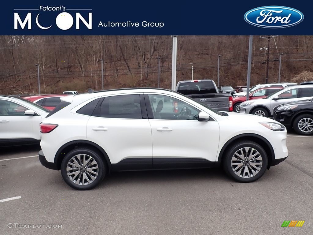 Star White Metallic Tri-Coat Ford Escape