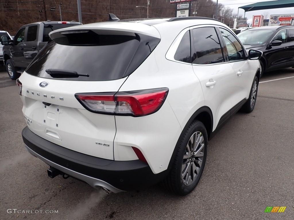 2020 Escape Titanium 4WD - Star White Metallic Tri-Coat / Ebony Black photo #2