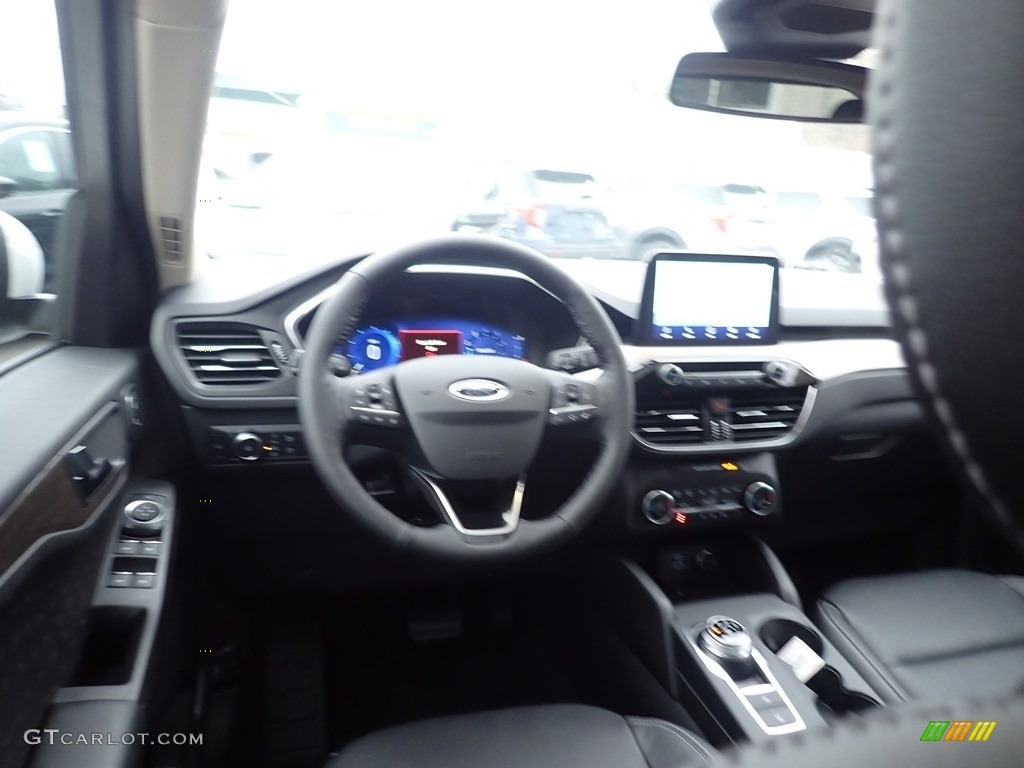 2020 Escape Titanium 4WD - Star White Metallic Tri-Coat / Ebony Black photo #9