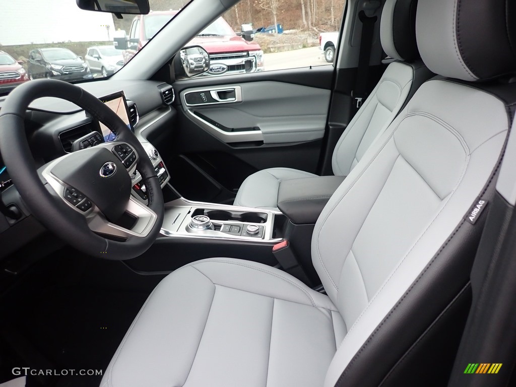 2021 Explorer XLT 4WD - Agate Black Metallic / Light Slate photo #9