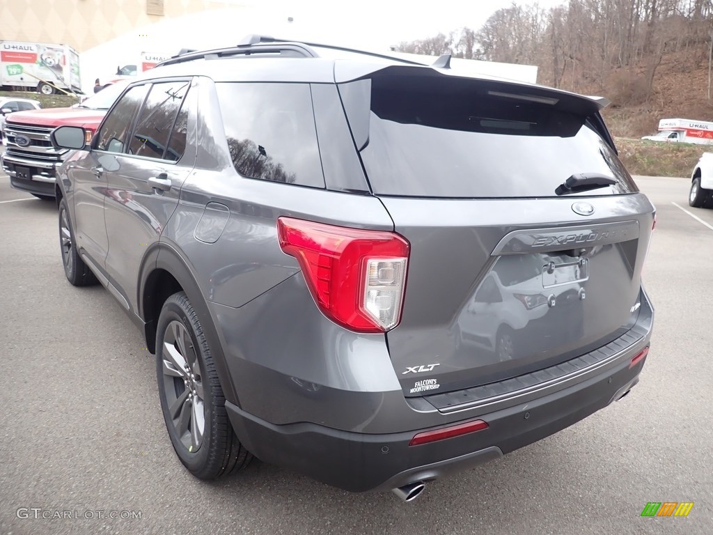 2021 Explorer XLT 4WD - Carbonized Gray Metallic / Light Slate photo #6