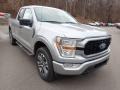 2021 Iconic Silver Ford F150 STX SuperCab 4x4  photo #3