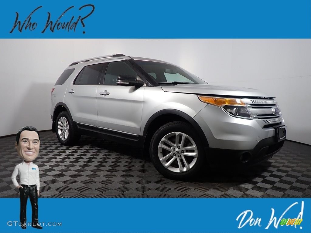 2015 Explorer XLT 4WD - Ingot Silver / Charcoal Black photo #1