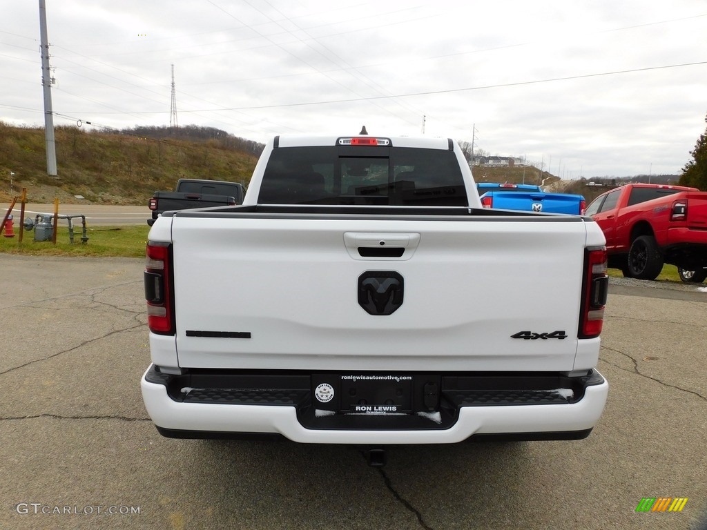 2020 1500 Big Horn Night Edition Crew Cab 4x4 - Bright White / Black photo #6