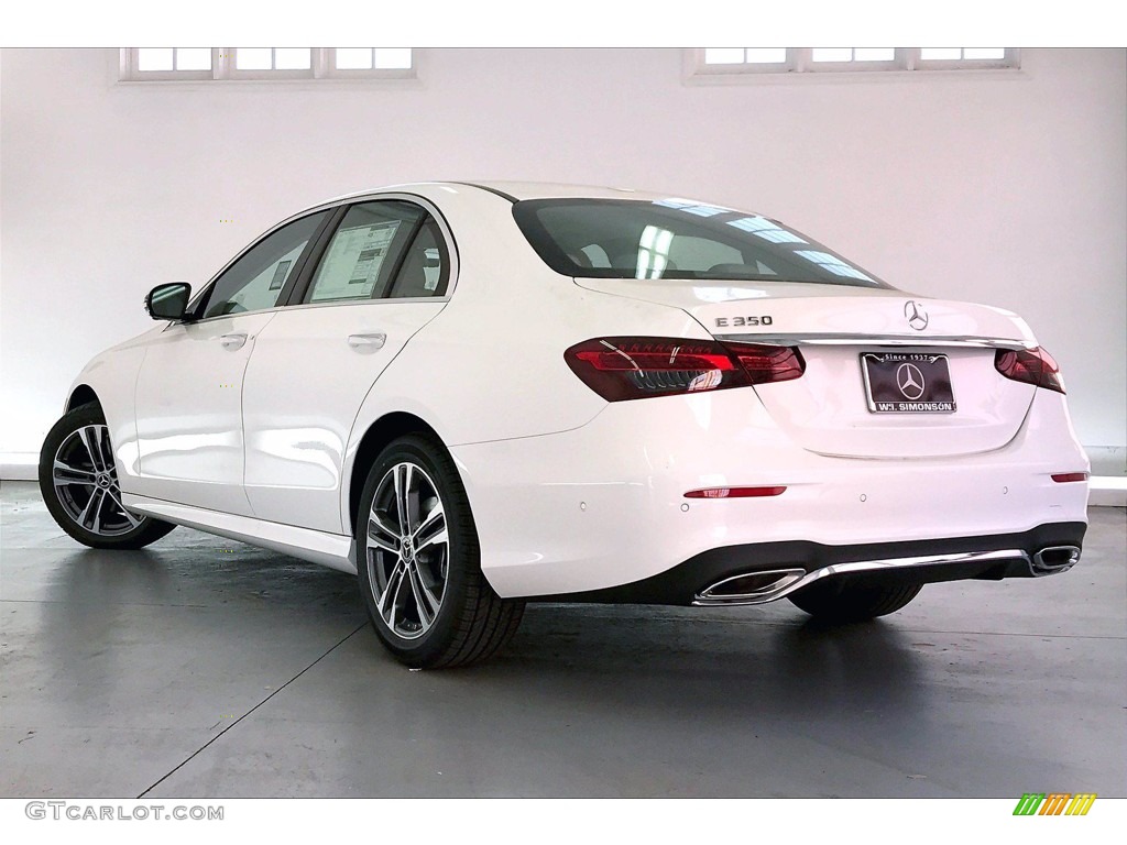 2021 E 350 Sedan - Polar White / Macchiato Beige/Black photo #2