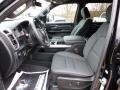 Black/Diesel Gray 2020 Ram 1500 Big Horn Night Edition Crew Cab 4x4 Interior Color