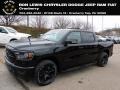 2020 Diamond Black Crystal Pearl Ram 1500 Big Horn Night Edition Crew Cab 4x4  photo #1