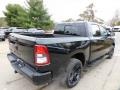 2020 Diamond Black Crystal Pearl Ram 1500 Big Horn Night Edition Crew Cab 4x4  photo #5
