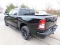 2020 Diamond Black Crystal Pearl Ram 1500 Big Horn Night Edition Crew Cab 4x4  photo #8