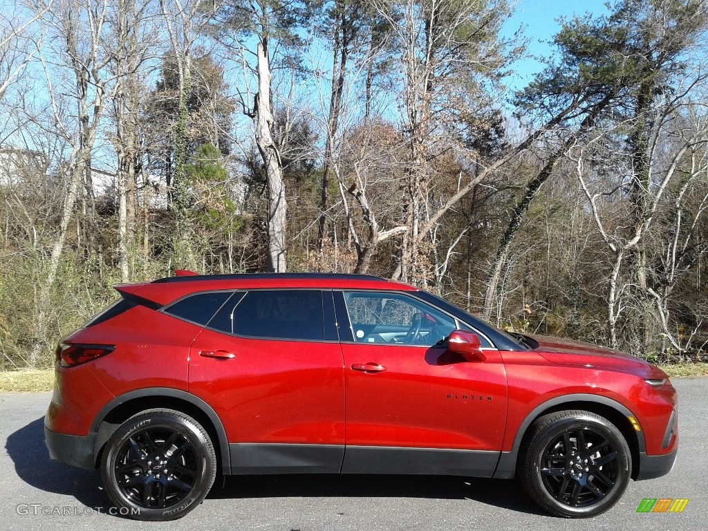 Cajun Red Tintcoat 2019 Chevrolet Blazer 3.6L Leather AWD Exterior Photo #140439314