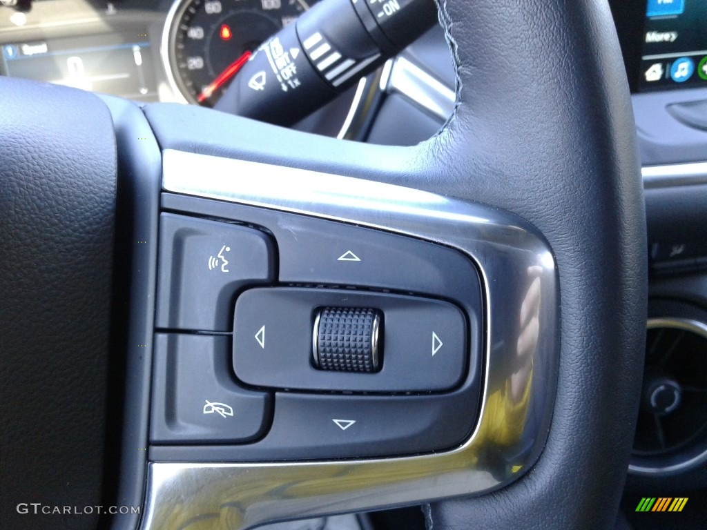 2019 Chevrolet Blazer 3.6L Leather AWD Jet Black Steering Wheel Photo #140439707
