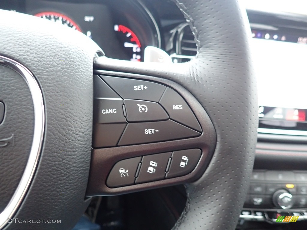 2021 Dodge Durango R/T AWD Black Steering Wheel Photo #140439758