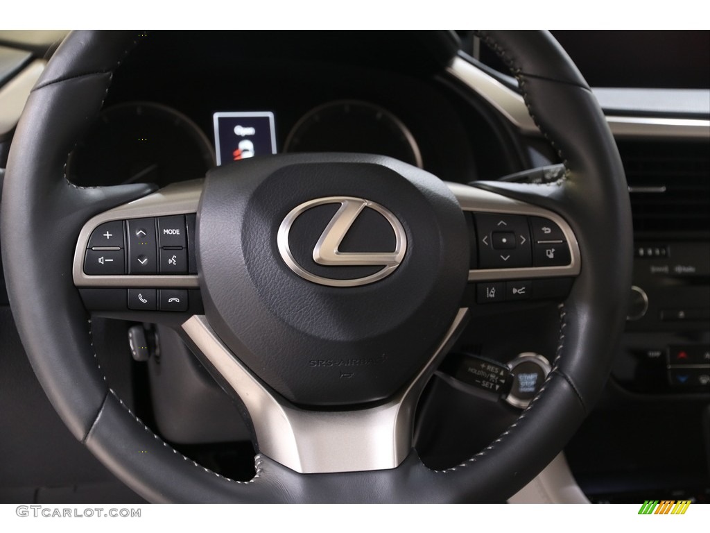 2016 Lexus RX 350 AWD Stratus Gray Steering Wheel Photo #140439803