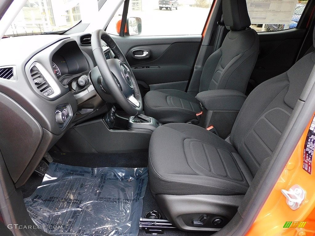 2021 Renegade Latitude 4x4 - Omaha Orange / Black photo #11