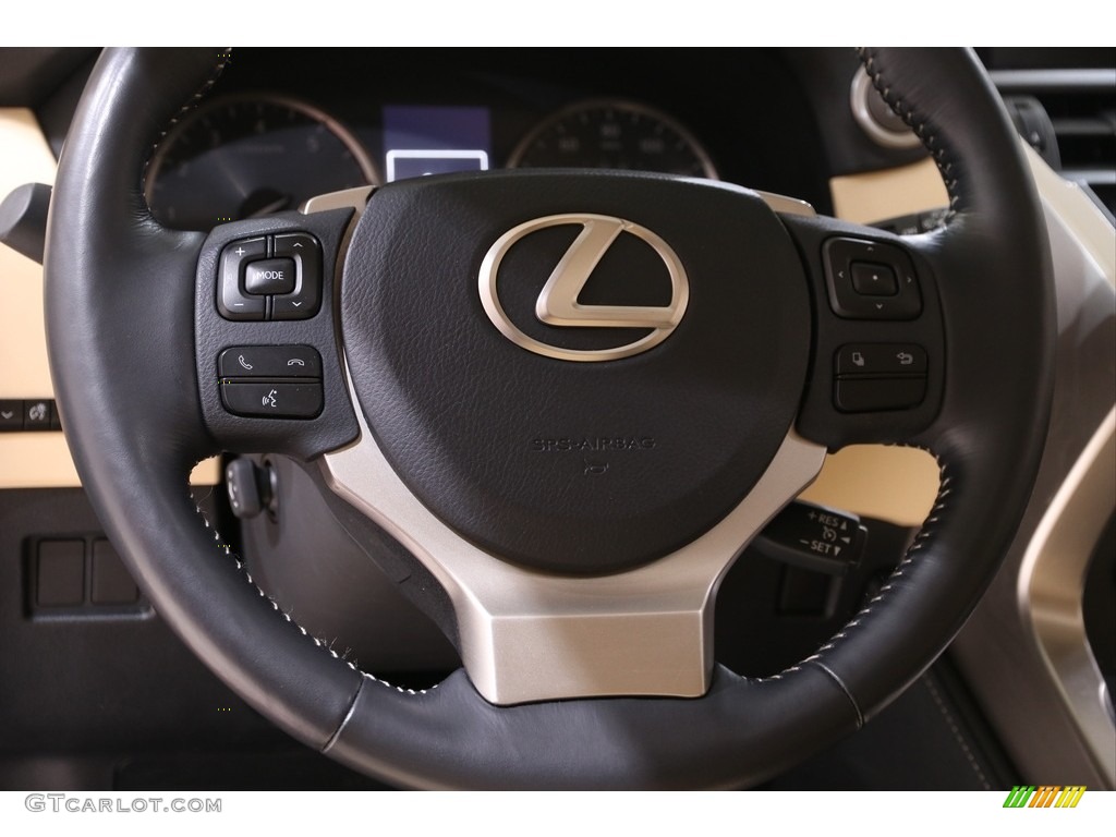 2016 Lexus NX 200t AWD Creme Steering Wheel Photo #140440634