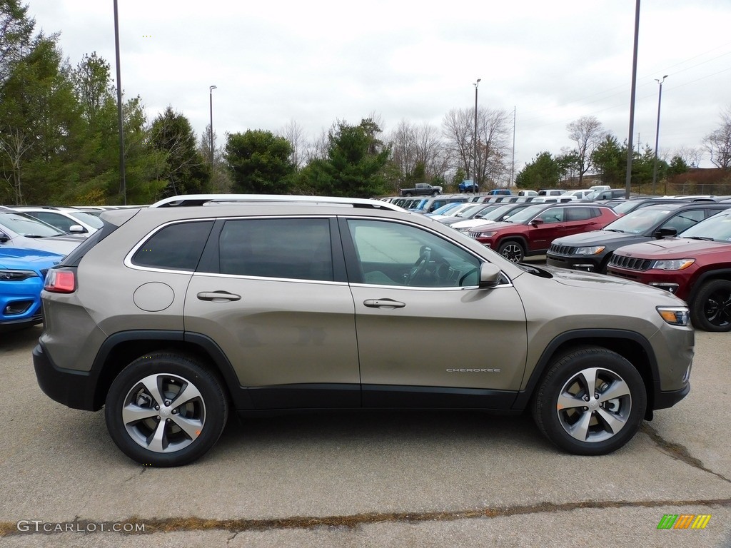 Light Brownstone Pearl 2021 Jeep Cherokee Limited 4x4 Exterior Photo #140442077