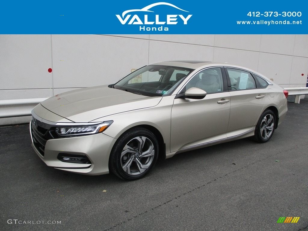 2018 Accord EX Sedan - Champagne Frost Pearl / Ivory photo #1