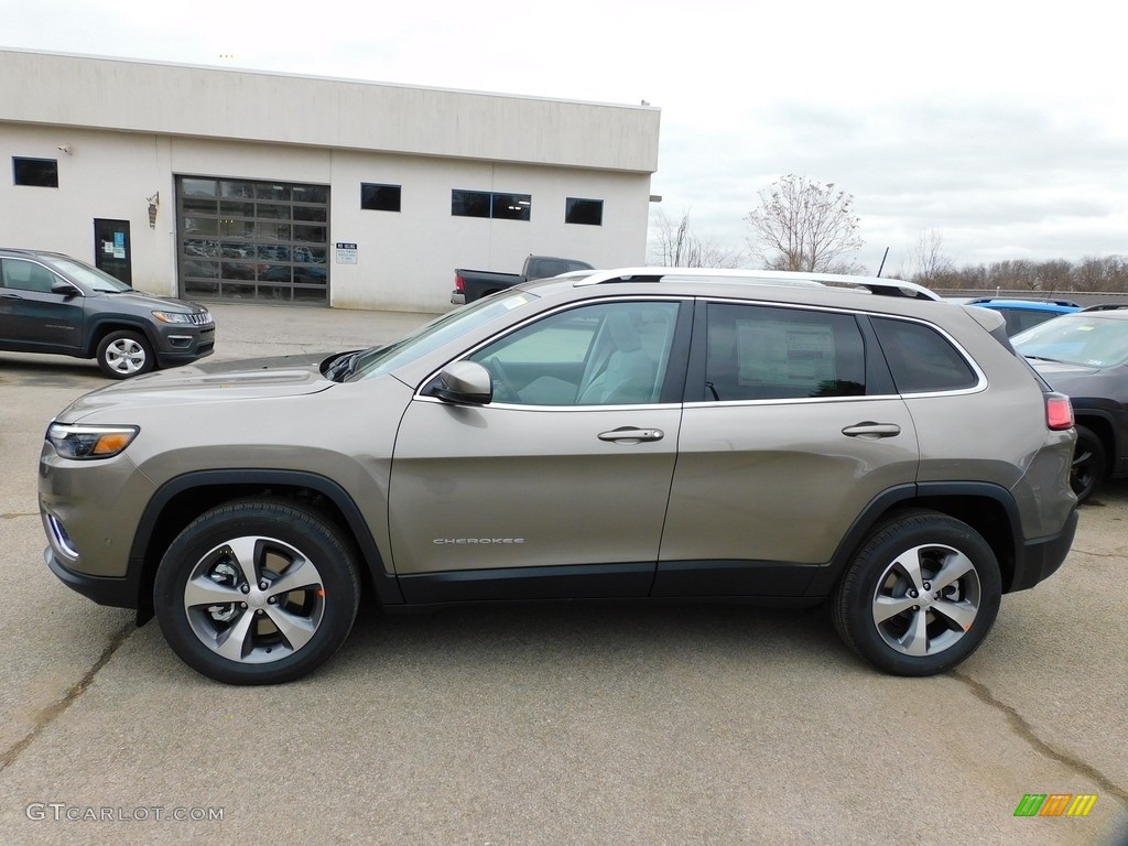 Light Brownstone Pearl 2021 Jeep Cherokee Limited 4x4 Exterior Photo #140442191