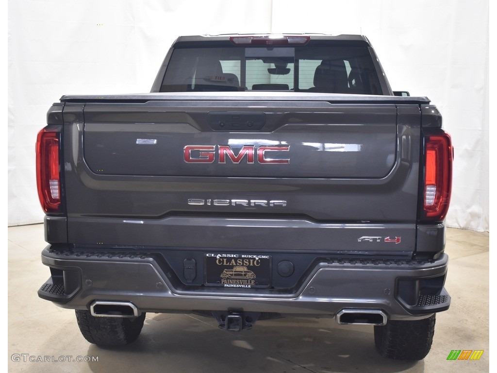 2019 Sierra 1500 AT4 Double Cab 4WD - Smokey Quartz Metallic / Jet Black photo #3