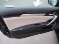 Black/Ivory 2018 Honda Civic EX-T Coupe Door Panel