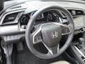 Black/Ivory 2018 Honda Civic EX-T Coupe Steering Wheel