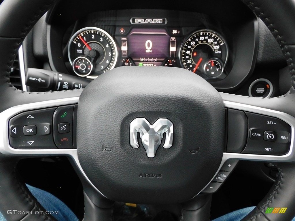 2021 Ram 1500 Big Horn Crew Cab 4x4 Gauges Photo #140444852