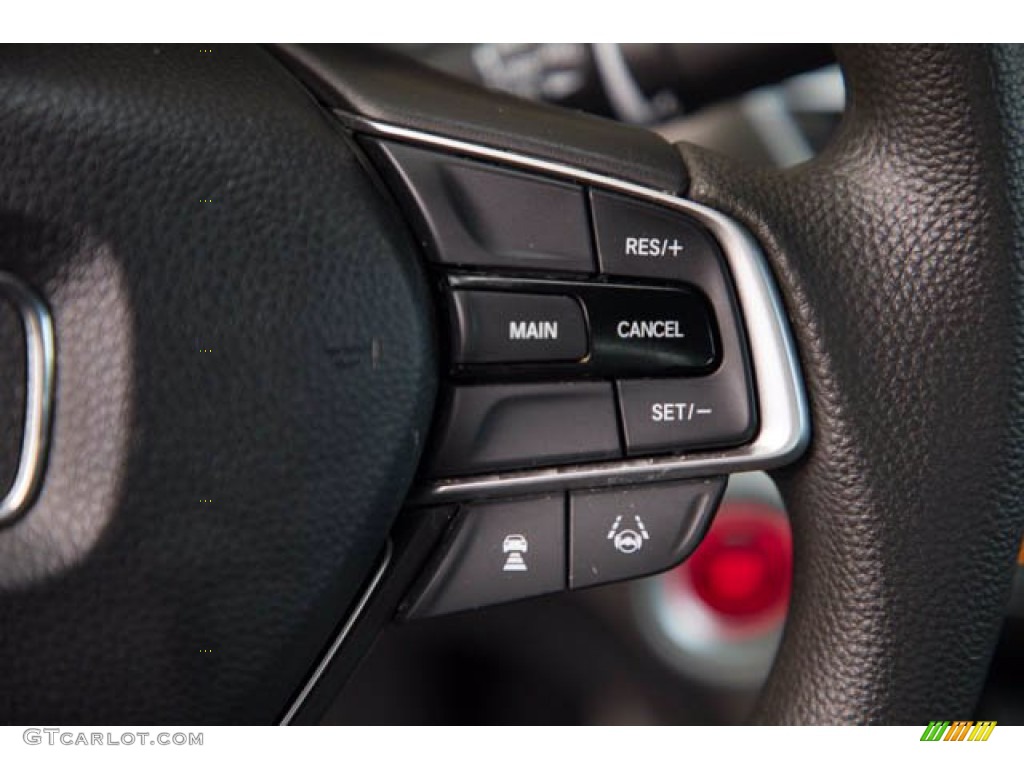 2018 Accord LX Sedan - Obsidian Blue Pearl / Gray photo #17