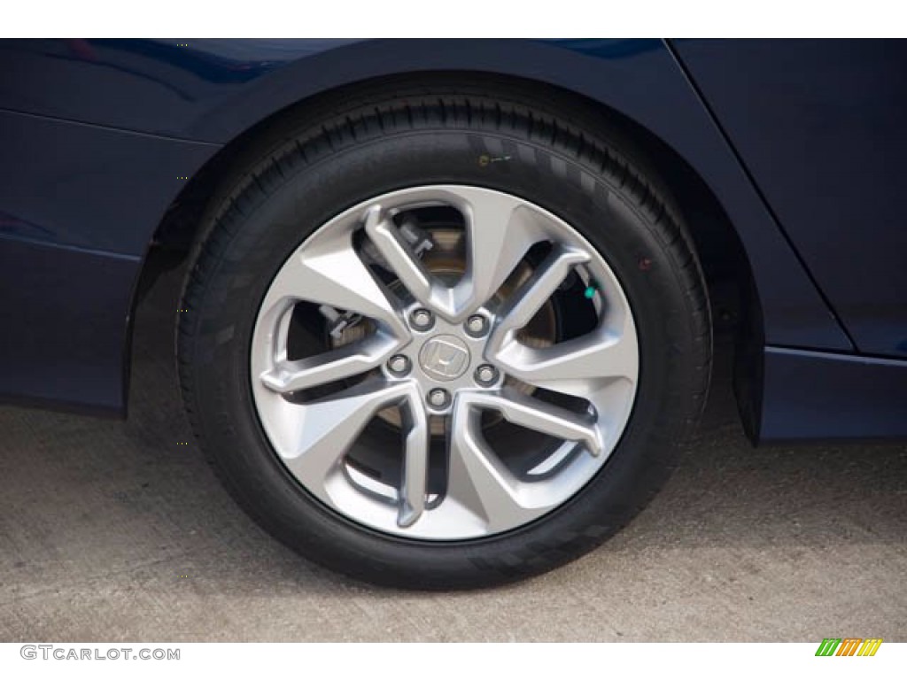 2018 Accord LX Sedan - Obsidian Blue Pearl / Gray photo #36