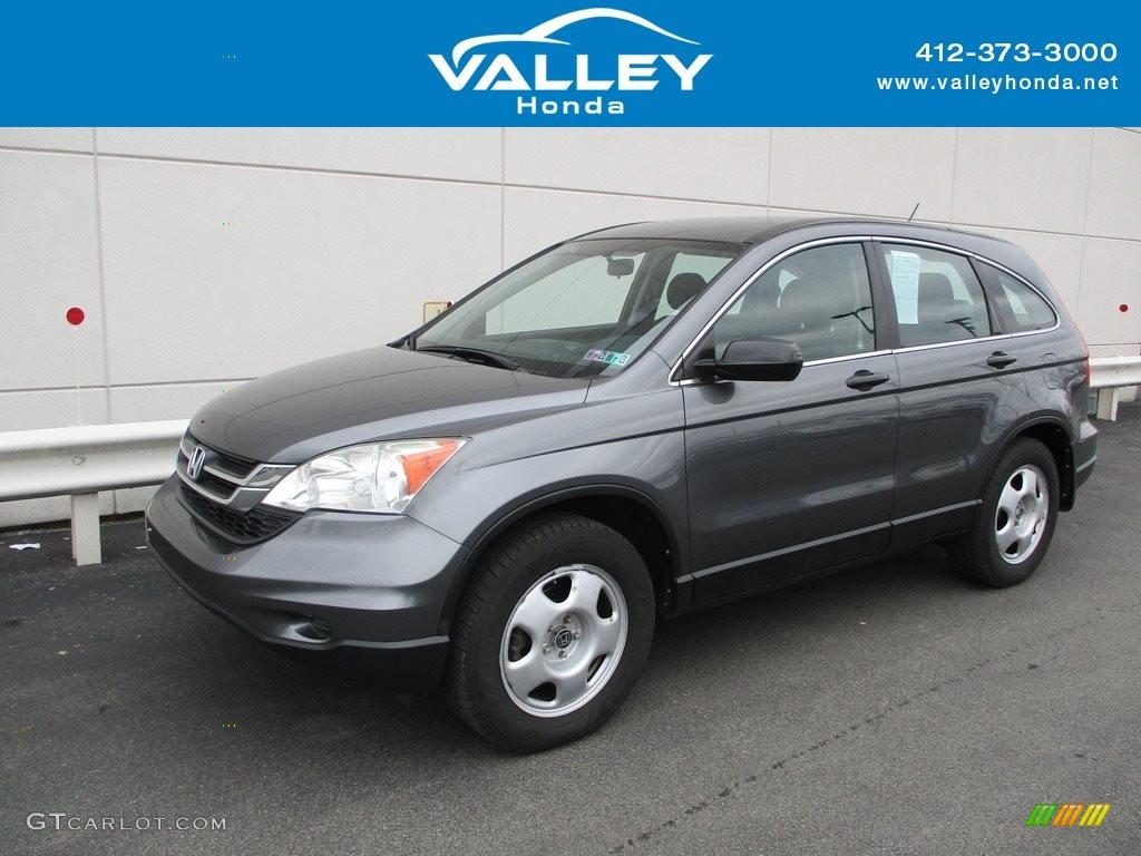 2010 CR-V LX AWD - Urban Titanium Metallic / Gray photo #1
