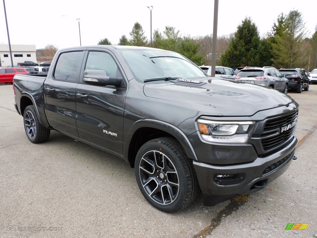 Granite Crystal Metallic 2021 Ram 1500 Laramie Crew Cab 4x4 Exterior Photo #140445701