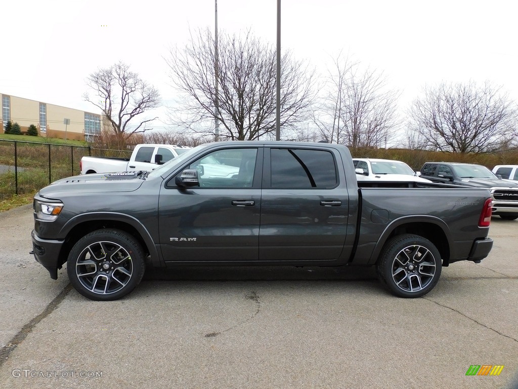 Granite Crystal Metallic 2021 Ram 1500 Laramie Crew Cab 4x4 Exterior Photo #140445809