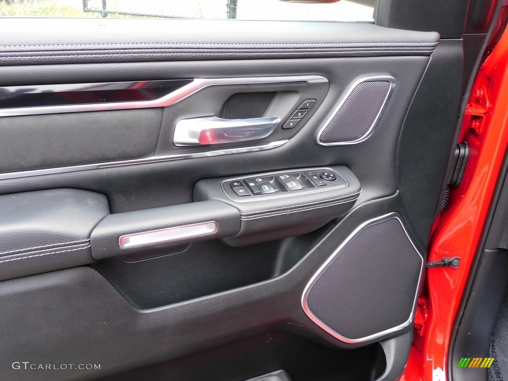 2021 Ram 1500 Laramie Crew Cab 4x4 Black Door Panel Photo #140446208