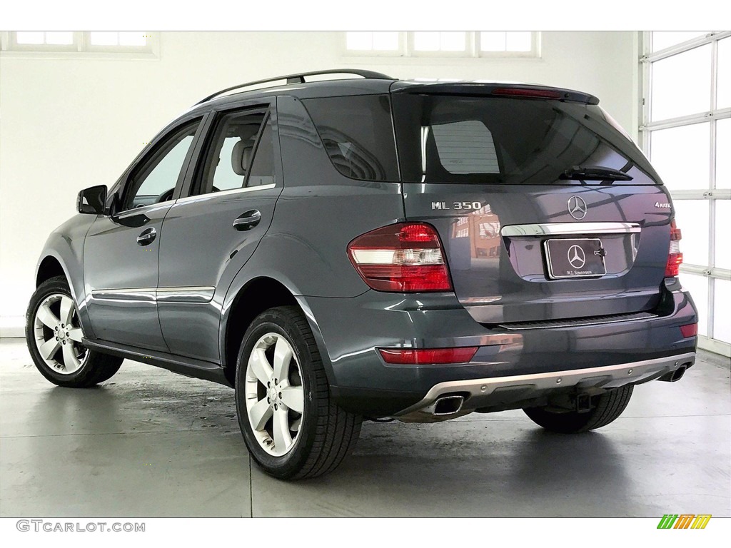 2011 ML 350 4Matic - Steel Grey Metallic / Ash photo #10
