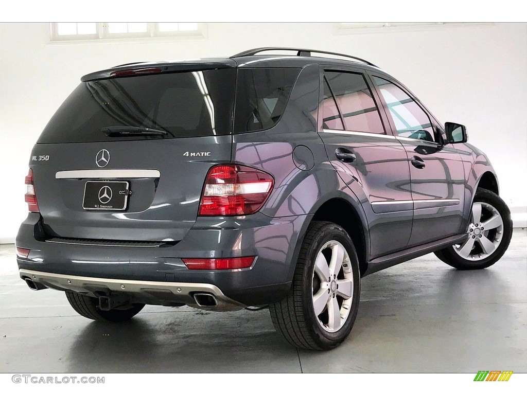 2011 ML 350 4Matic - Steel Grey Metallic / Ash photo #13
