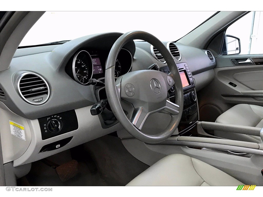 2011 ML 350 4Matic - Steel Grey Metallic / Ash photo #14