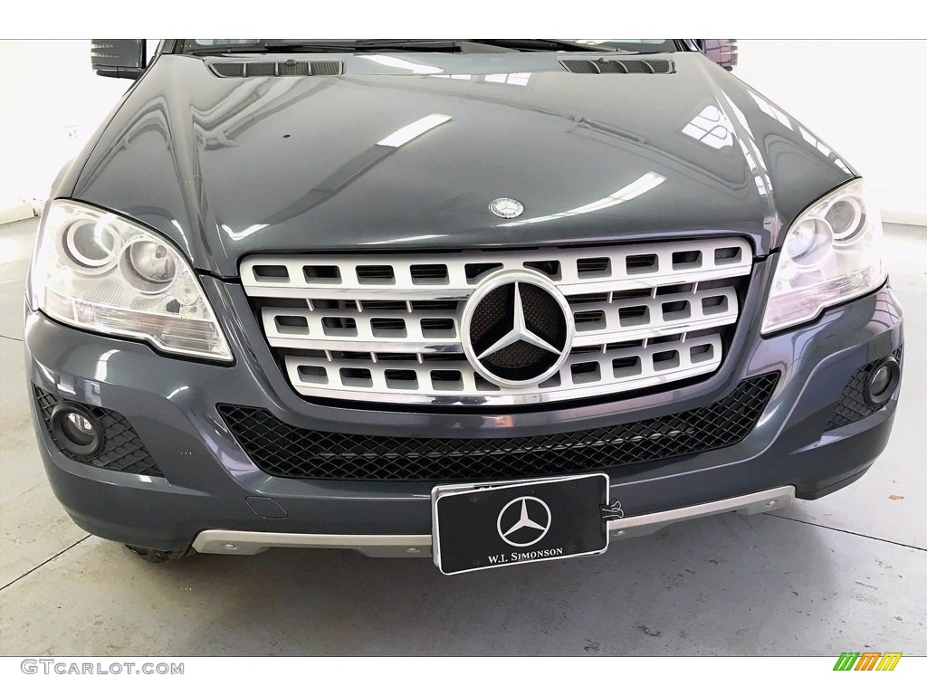 2011 ML 350 4Matic - Steel Grey Metallic / Ash photo #30