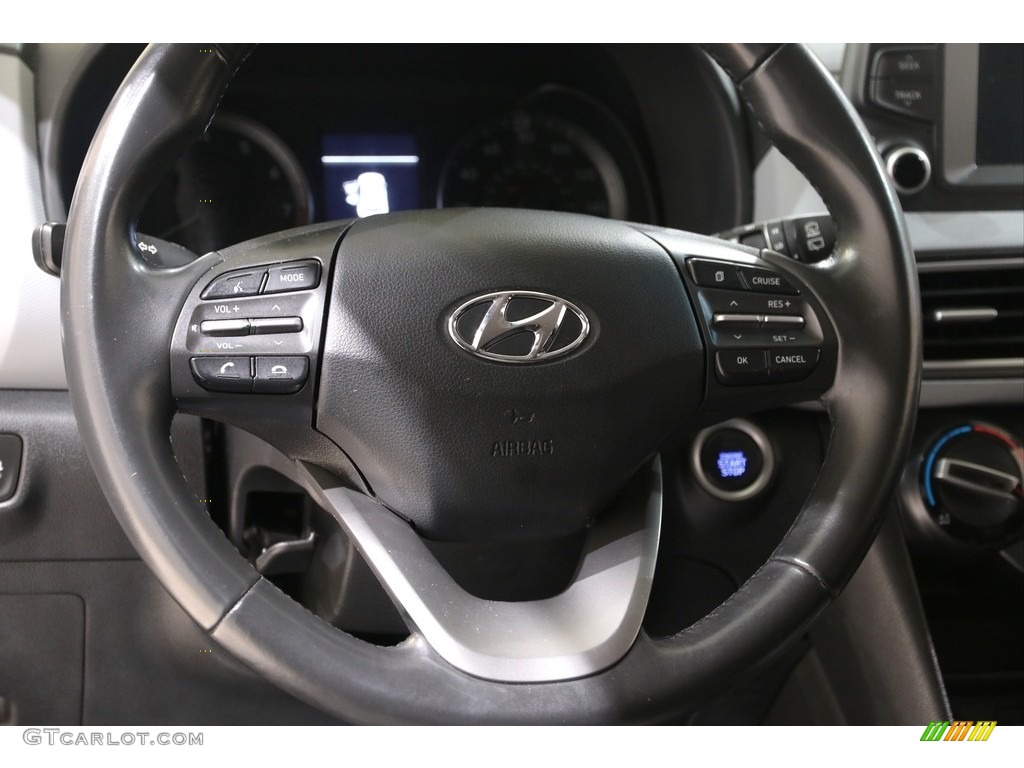 2018 Hyundai Kona SEL Gray Steering Wheel Photo #140447582