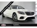 2018 designo Diamond White Metallic Mercedes-Benz S 450 Sedan  photo #1