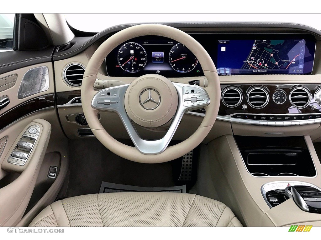 2018 S 450 Sedan - designo Diamond White Metallic / Silk Beige/Espresso Brown photo #4