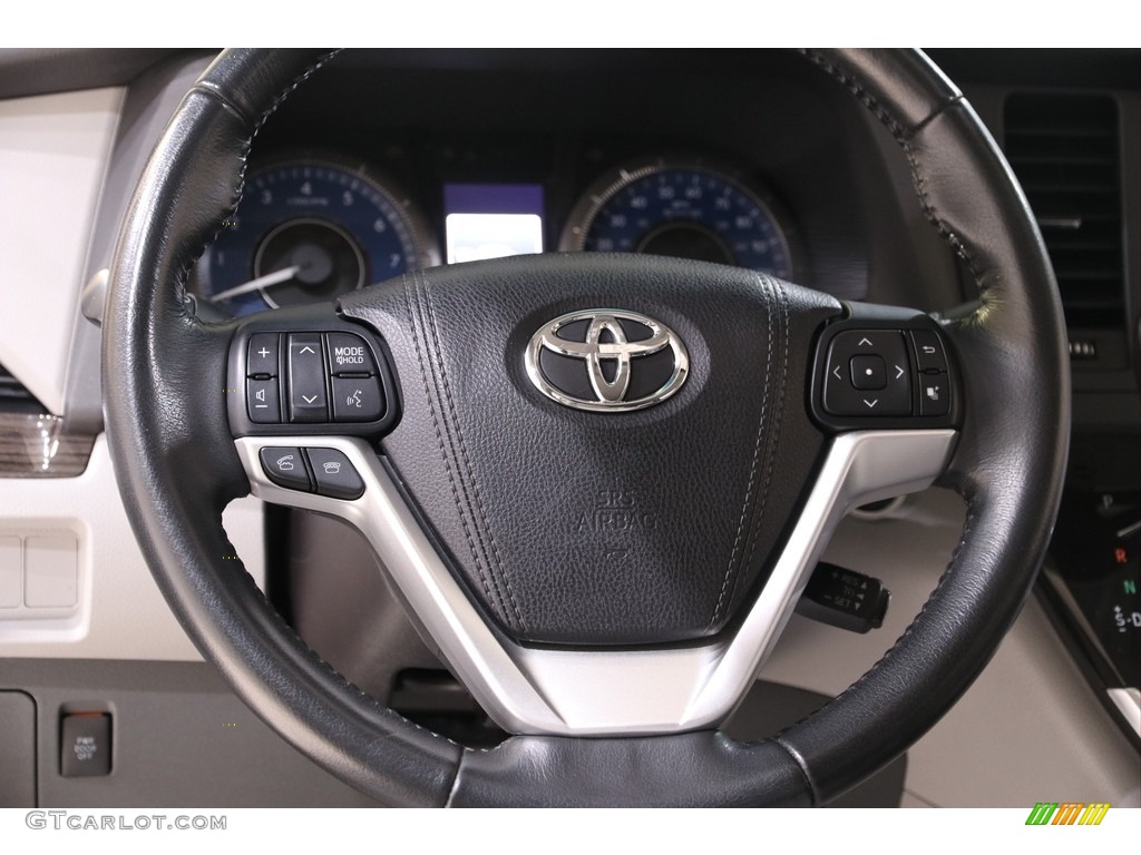 2015 Sienna XLE AWD - Shoreline Blue Pearl / Ash photo #7